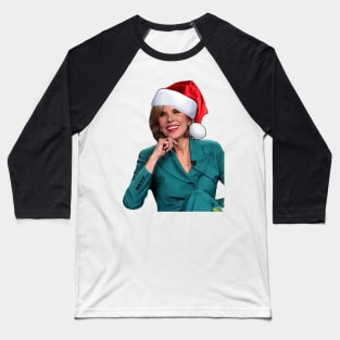 Christmas Christine Baranski Baseball T-Shirt